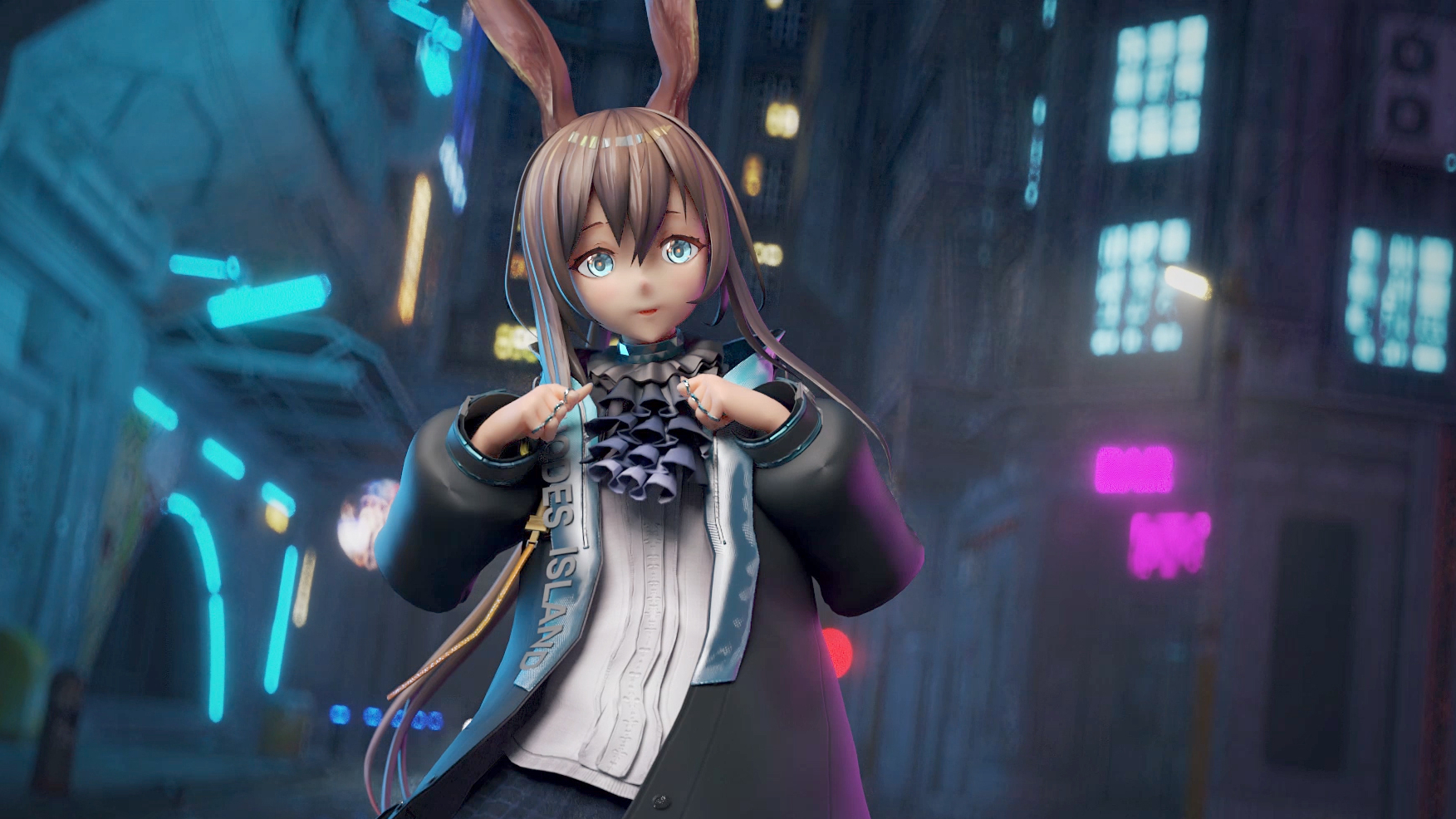 【MMD/明日方舟】7Rings-阿米娅